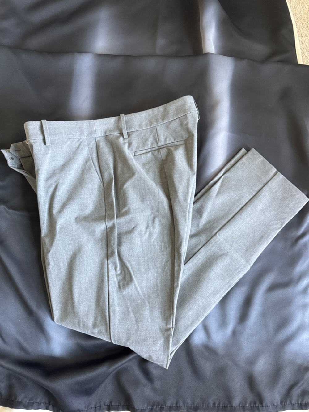 J. Crew Light Gray Straight-Leg Dress Pants - Tall